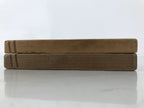Japanese Wooden Kashigata Cake Mold Vtg Sweet Wagashi Lotus Root Renkon Kg719