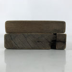 Japanese Wooden Kashigata Cake Mold Vtg Sweet Wagashi Lotus Root Renkon Kg719