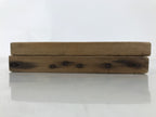 Japanese Wooden Kashigata Cake Mold Vtg Sweet Wagashi Lotus Root Renkon Kg719