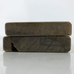 Japanese Wooden Kashigata Cake Mold Vtg Sweet Wagashi Lotus Root Renkon Kg719