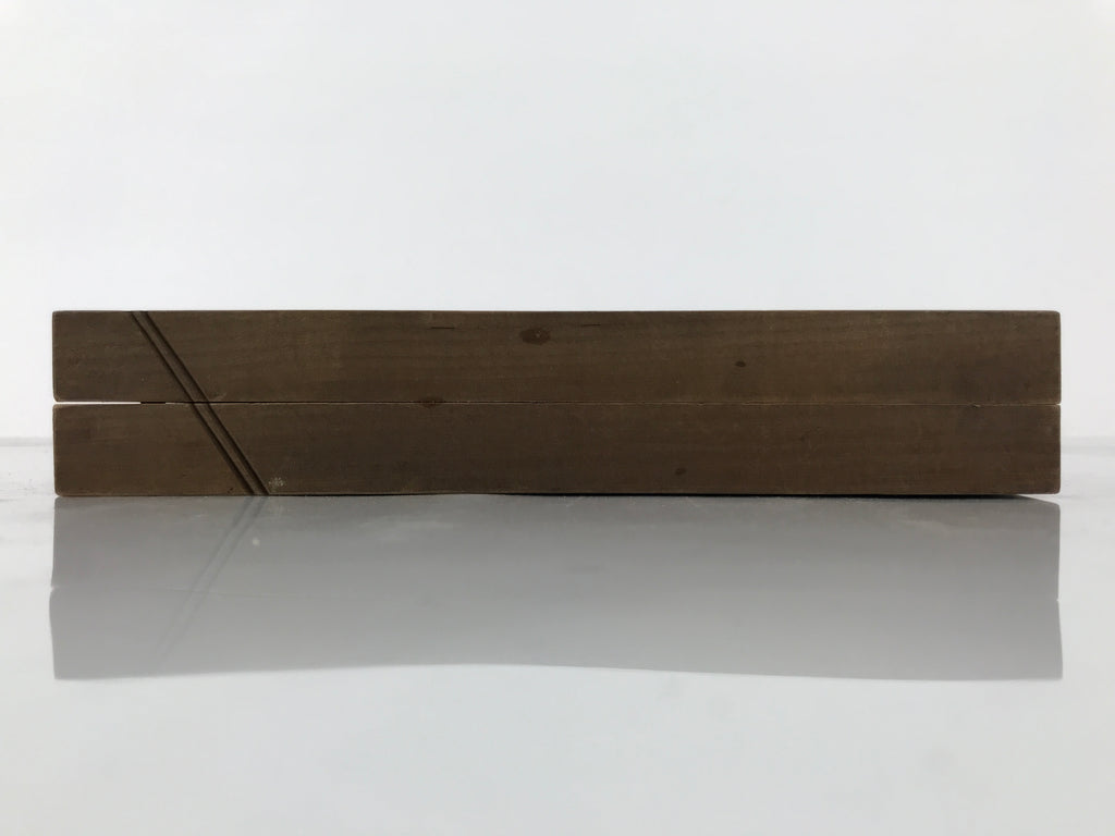 Japanese Wooden Kashigata Cake Mold Vtg Sweet Wagashi Lotus Root Renkon Kg740