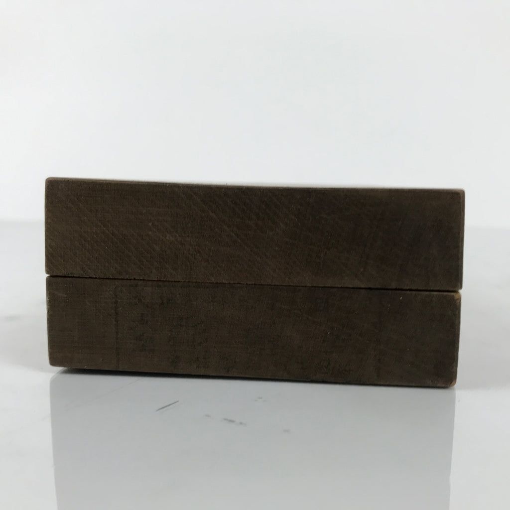 Japanese Wooden Kashigata Cake Mold Vtg Sweet Wagashi Lotus Root Renkon Kg740