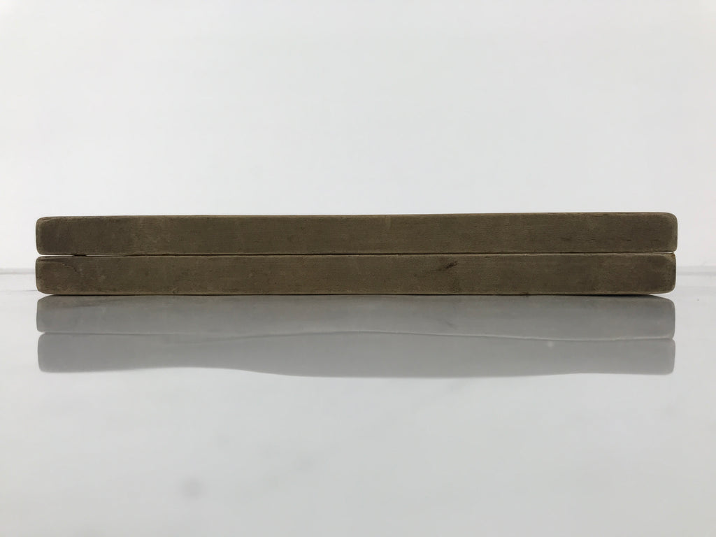 Japanese Wooden Kashigata Cake Mold Vtg Sweet Wagashi Lotus Root Renkon Kg744
