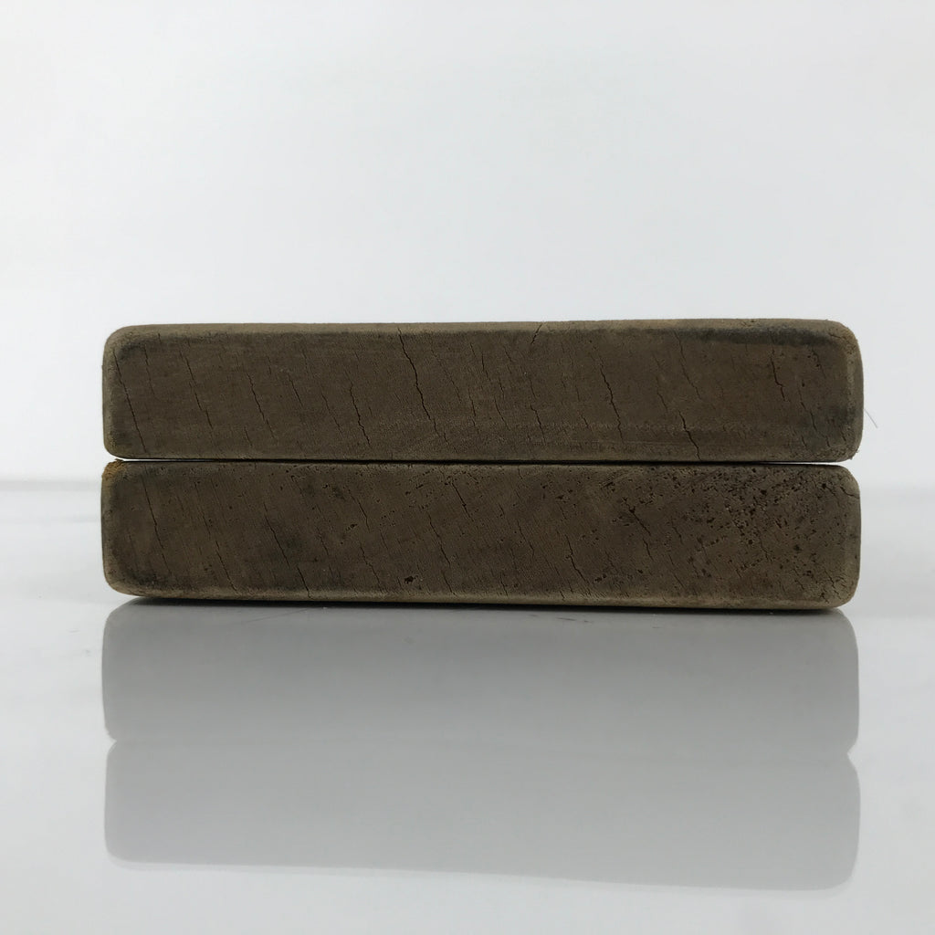 Japanese Wooden Kashigata Cake Mold Vtg Sweet Wagashi Lotus Root Renkon Kg744