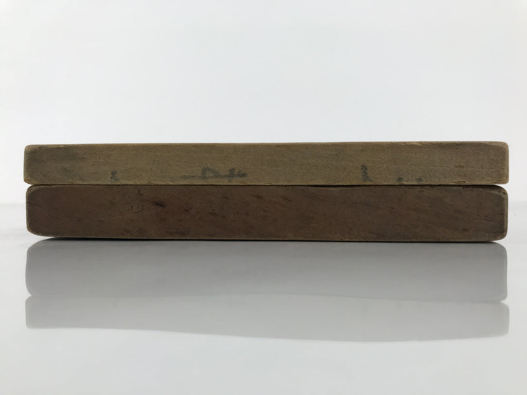 Japanese Wooden Kashigata Cake Mold Vtg Sweet Wagashi Lotus Root Renkon Kg776