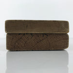 Japanese Wooden Kashigata Cake Mold Vtg Sweet Wagashi Lotus Root Renkon Kg776