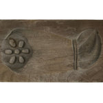 Japanese Wooden Kashigata Cake Mold Vtg Sweet Wagashi Lotus Root Renkon Kg776