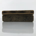 Japanese Wooden Kashigata Cake Mold Vtg Sweet Wagashi Momotaro Peach Boy Kg738