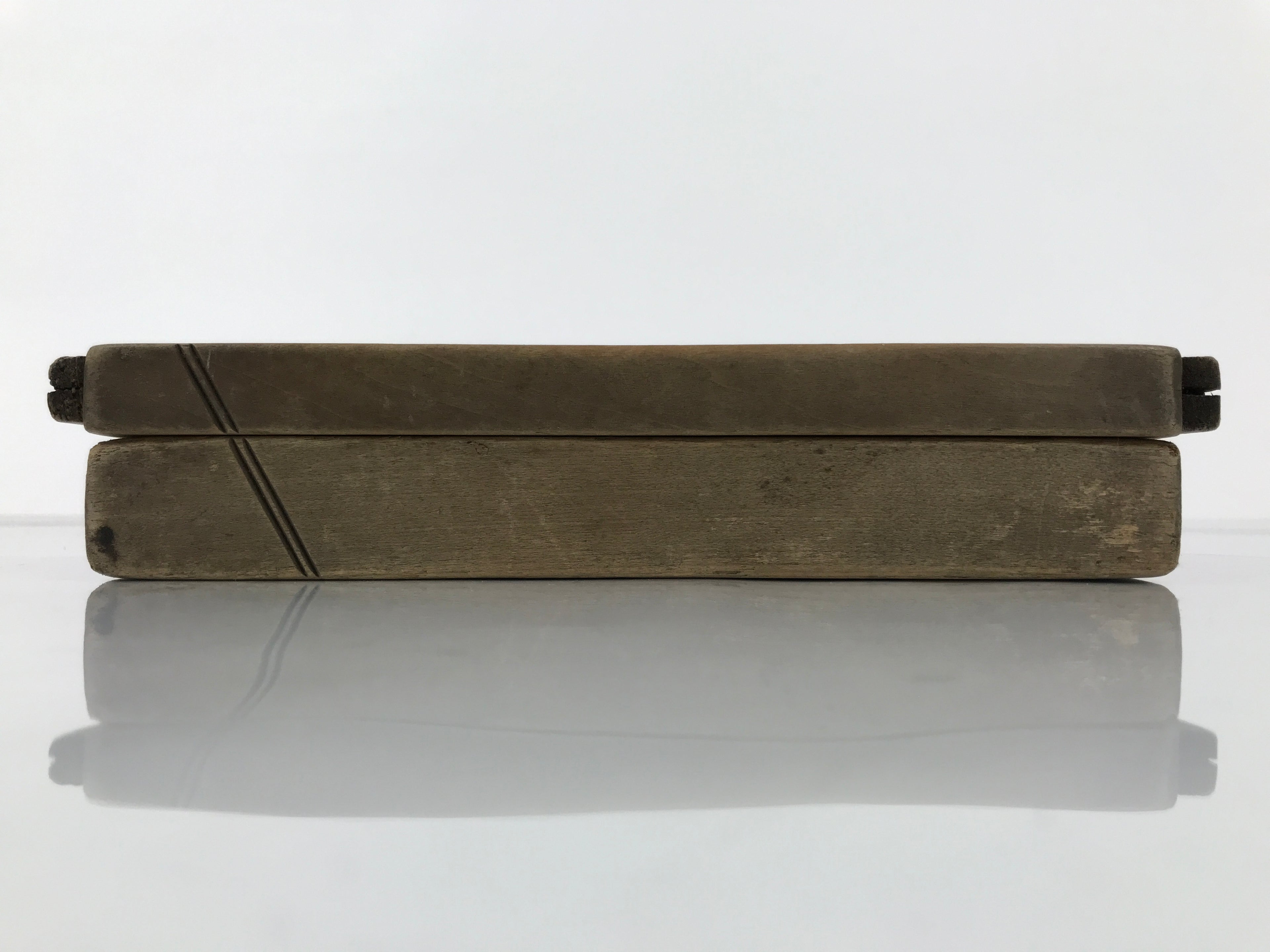 Japanese Wooden Kashigata Cake Mold Vtg Sweet Wagashi Momotaro Peach Boy Kg738
