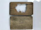 Japanese Wooden Kashigata Cake Mold Vtg Sweet Wagashi Momotaro Peach Boy Kg738