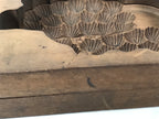 Japanese Wooden Kashigata Cake Mold Vtg Sweet Wagashi Pine Tree Matsu Kg684