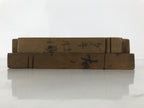 Japanese Wooden Kashigata Cake Mold Vtg Sweet Wagashi Reversible Mon Crest Kg671