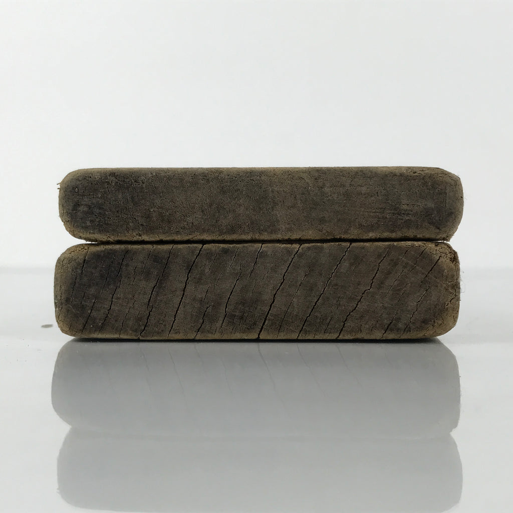 Japanese Wooden Kashigata Cake Mold Vtg Sweet Wagashi Shiitake Mushroom Kg750