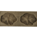 Japanese Wooden Kashigata Cake Mold Vtg Sweet Wagashi Shiitake Mushroom Kg750
