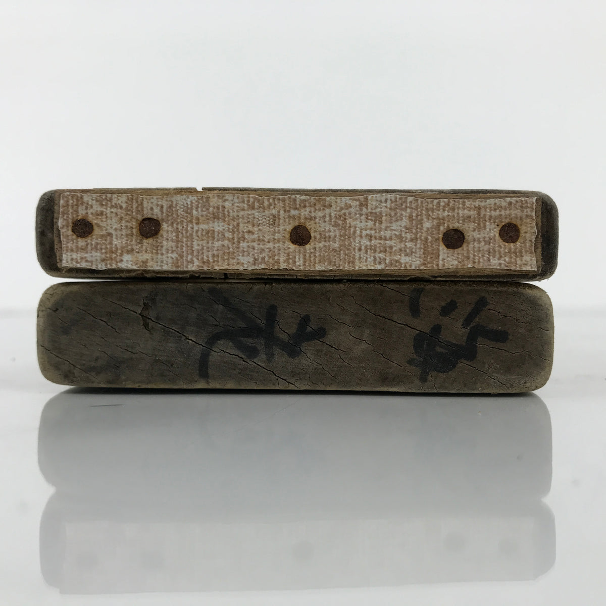 Japanese Wooden Kashigata Cake Mold Vtg Sweet Wagashi Shrimp Prawn Ebi Kg736