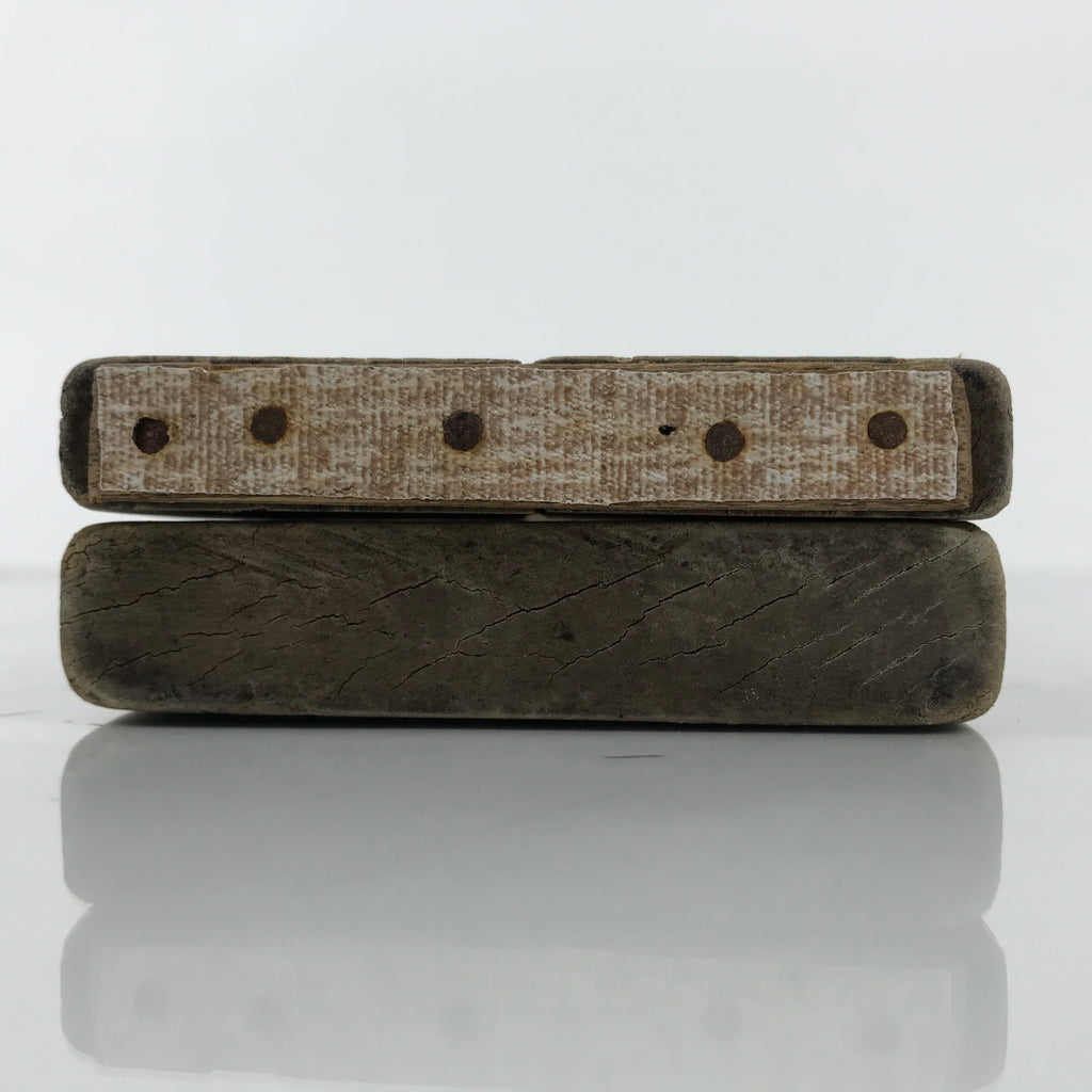 Japanese Wooden Kashigata Cake Mold Vtg Sweet Wagashi Shrimp Prawn Ebi Kg736
