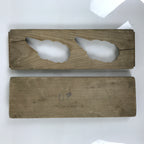 Japanese Wooden Kashigata Cake Mold Vtg Sweet Wagashi Shrimp Prawn Ebi Kg736