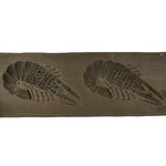 Japanese Wooden Kashigata Cake Mold Vtg Sweet Wagashi Shrimp Prawn Ebi Kg736