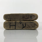 Japanese Wooden Kashigata Cake Mold Vtg Sweet Wagashi Shrimp Prawn Ebi Kg753