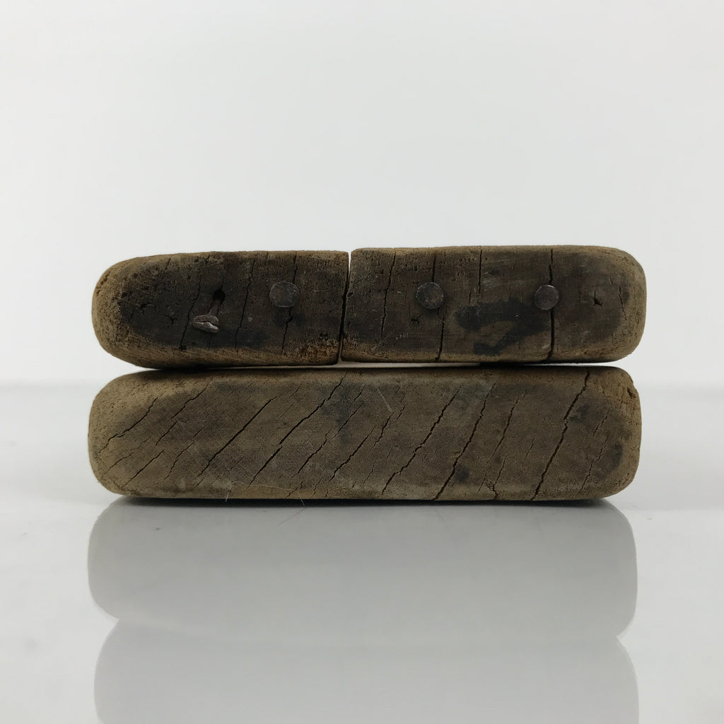 Japanese Wooden Kashigata Cake Mold Vtg Sweet Wagashi Shrimp Prawn Ebi Kg753