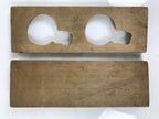 Japanese Wooden Kashigata Cake Mold Vtg Sweet Wagashi Small Taiko Drums Kg742