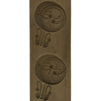 Japanese Wooden Kashigata Cake Mold Vtg Sweet Wagashi Small Taiko Drums Kg742