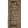 Japanese Wooden Kashigata Cake Mold Vtg Sweet Wagashi Warabi Plant Fern Kg666