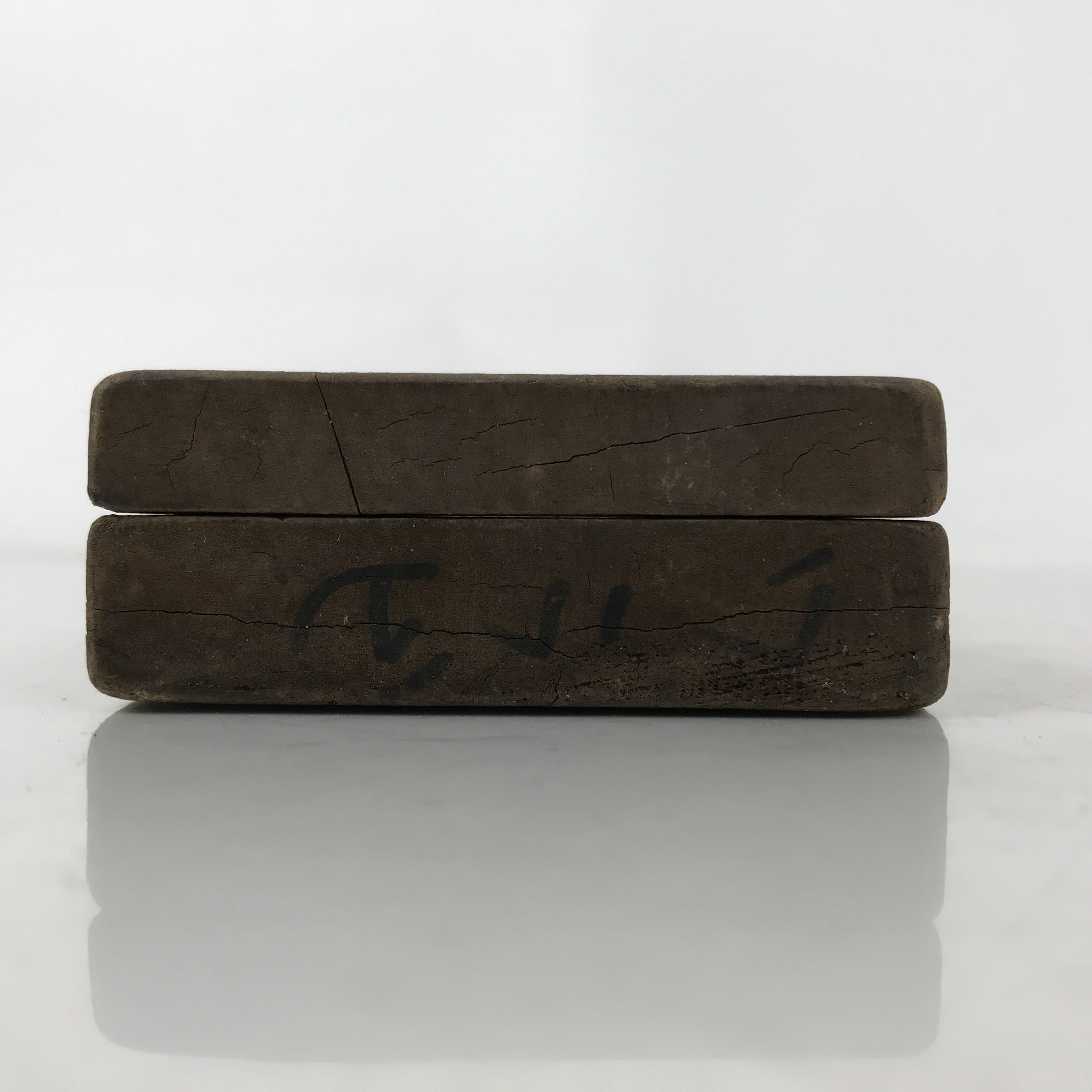 Japanese Wooden Kashigata Cake Mold Vtg Sweet Wagashi Warabi Plant Fern Kg667