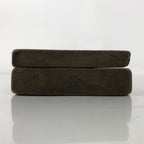 Japanese Wooden Kashigata Cake Mold Vtg Sweet Wagashi Warabi Plant Fern Kg667