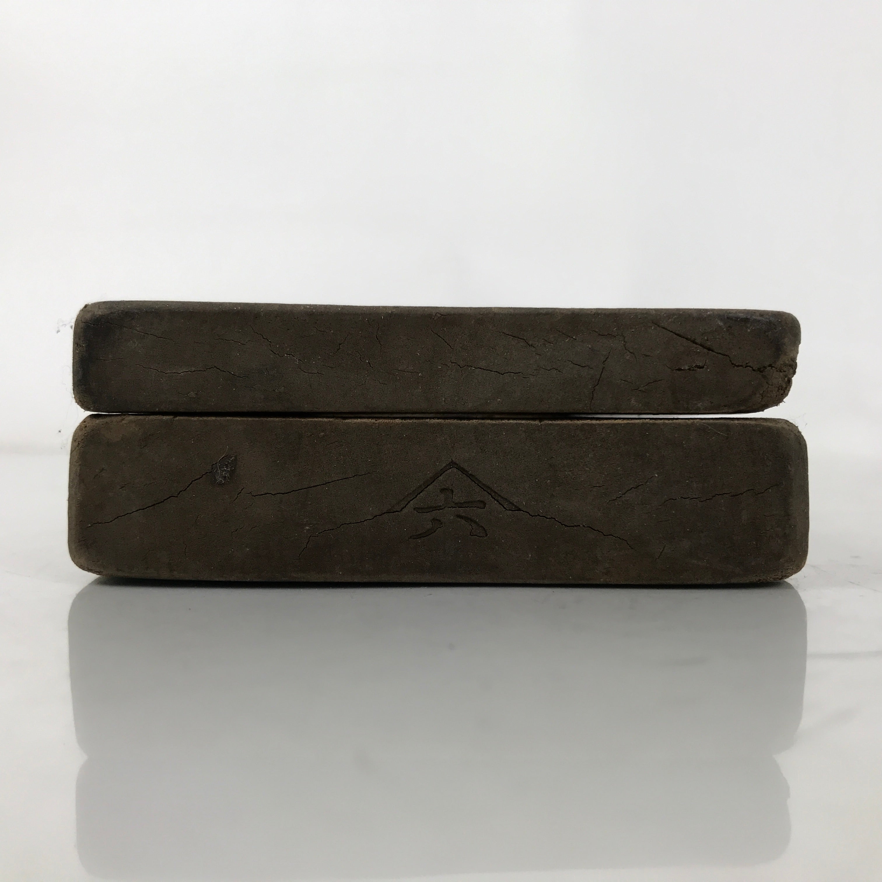 Japanese Wooden Kashigata Cake Mold Vtg Sweet Wagashi Warabi Plant Fern Kg667