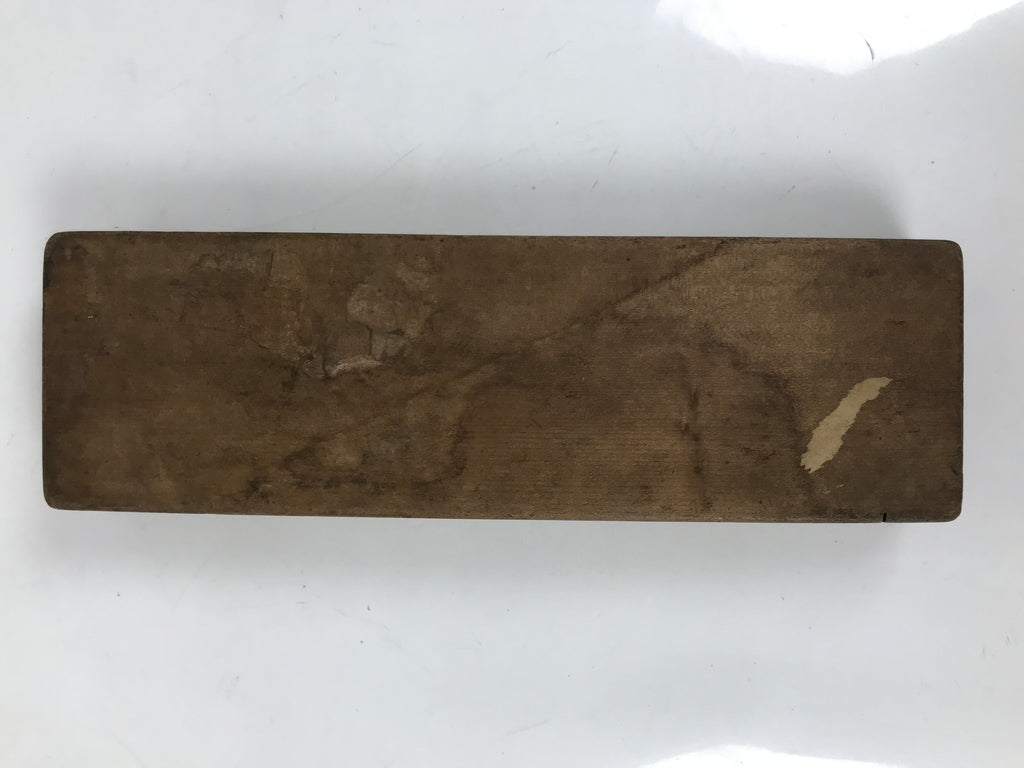 Japanese Wooden Kashigata Cake Mold Vtg Sweet Wagashi Warabi Plant Fern Kg667