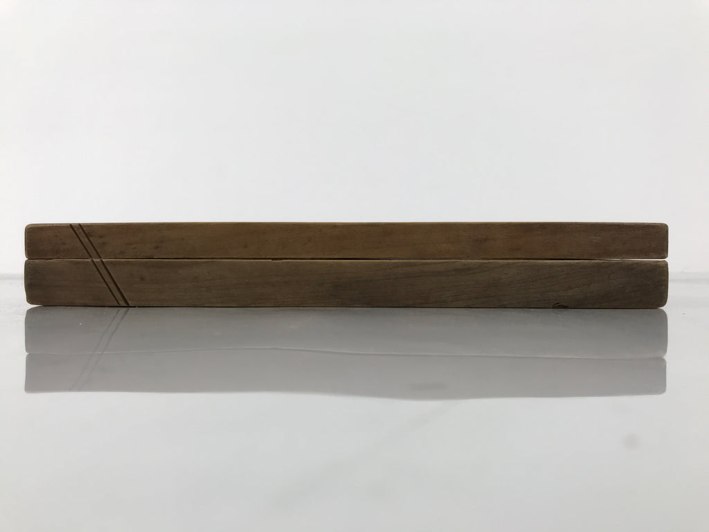 Japanese Wooden Kashigata Cake Mold Vtg Sweet Wagashi Yukiwa Snowflake Mon Kg743