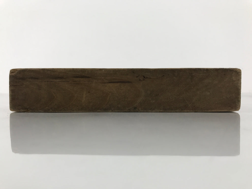 Japanese Wooden Kashigata Cake Mold Vtg Sweets Wagashi Momiji Maple Leaf Kg784