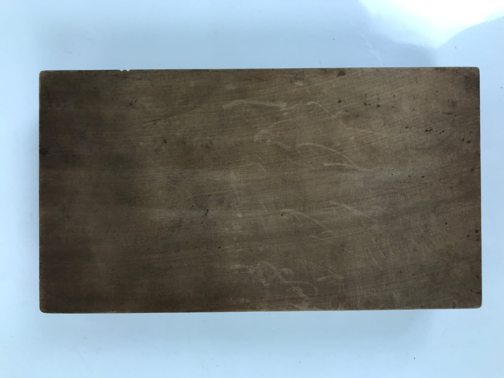 Japanese Wooden Kashigata Cake Mold Vtg Wagashi Sweets Clouds Kumo Design Kg676