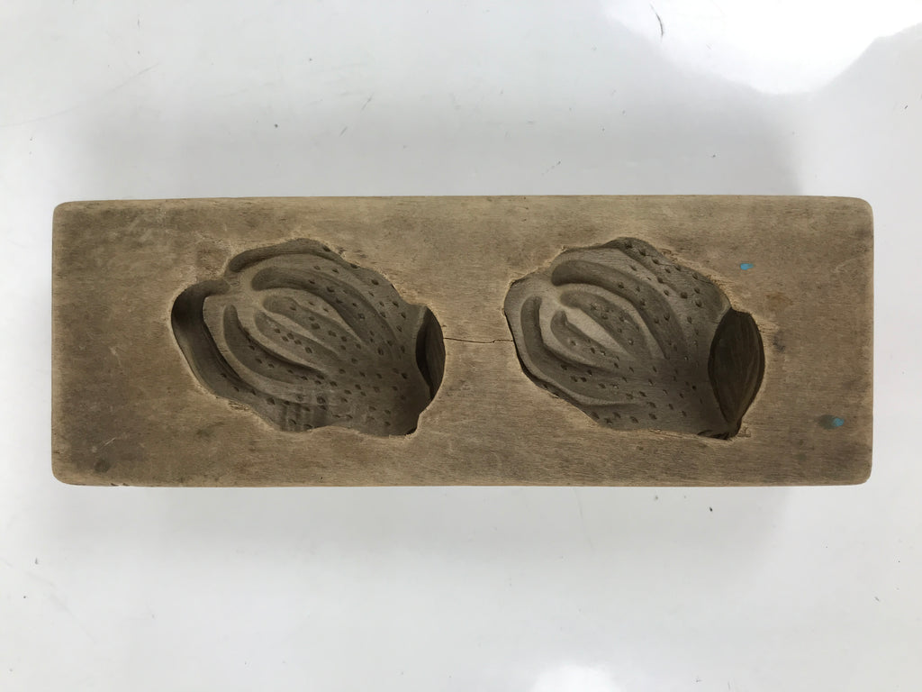 Japanese Wooden Kashigata Cake Mold Wagashi Bushukan Buddha's Hand Fruit Kg630