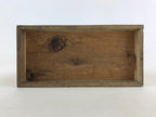 Japanese Wooden Keshobako Cosmetics Jewelry Box Vtg Yosegi-Zaiku 3 Drawers T351
