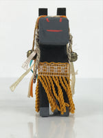 Japanese Wooden Kokeshi Doll Black Horse Decorative Figurine Kazari Uma KF822