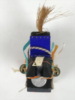 Japanese Wooden Kokeshi Doll Black Horse Decorative Figurine Kazari Uma KF822