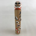 Japanese Wooden Kokeshi Doll Daruma Figurine Traditional Craft Folk Art KF632