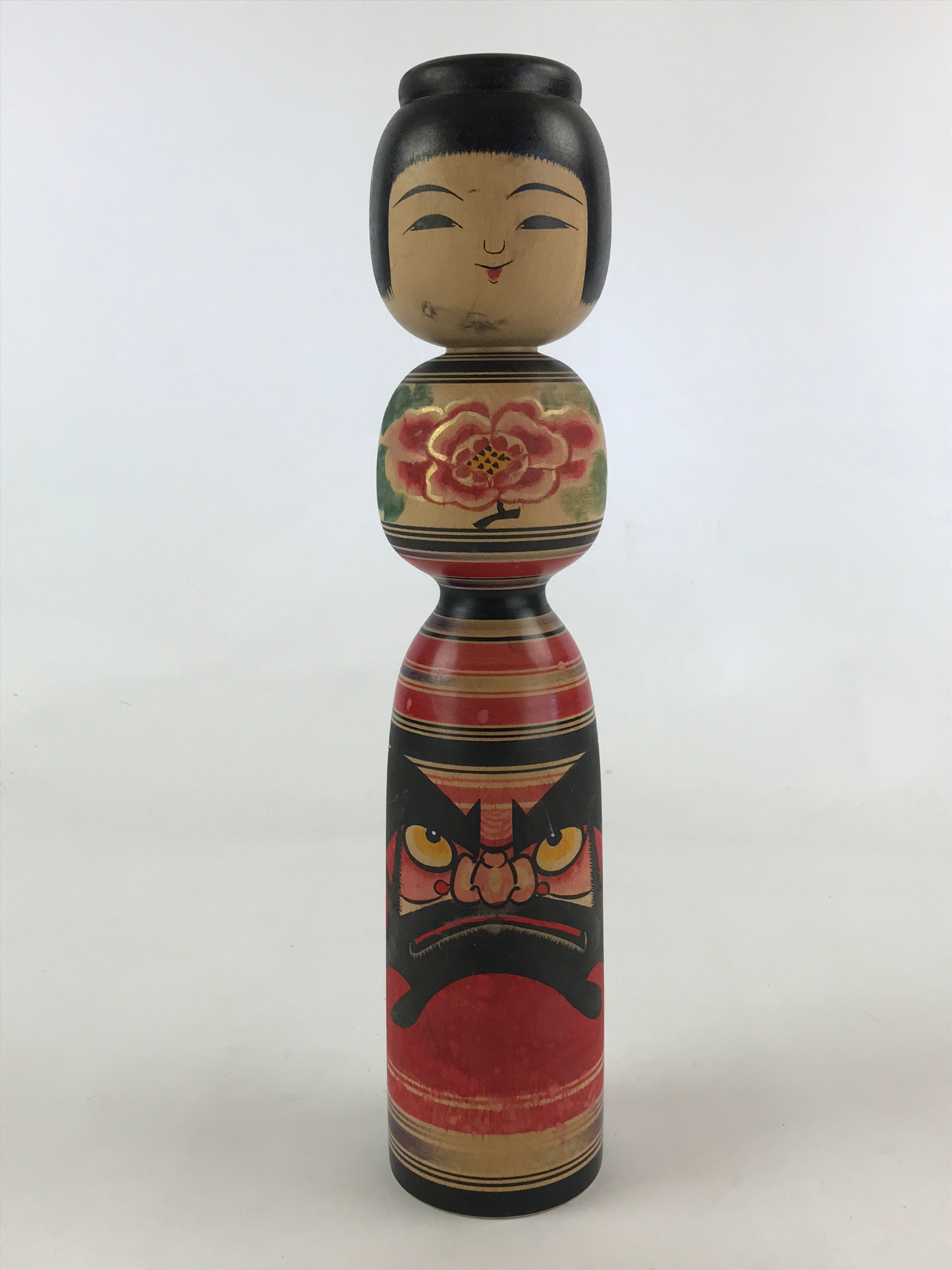 Japanese Wooden Kokeshi Doll Figurine Traditional Handmade Craft Toy KF661