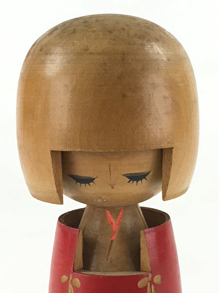 Japanese Wooden Kokeshi Doll Figurine Vtg Traditional Handmade