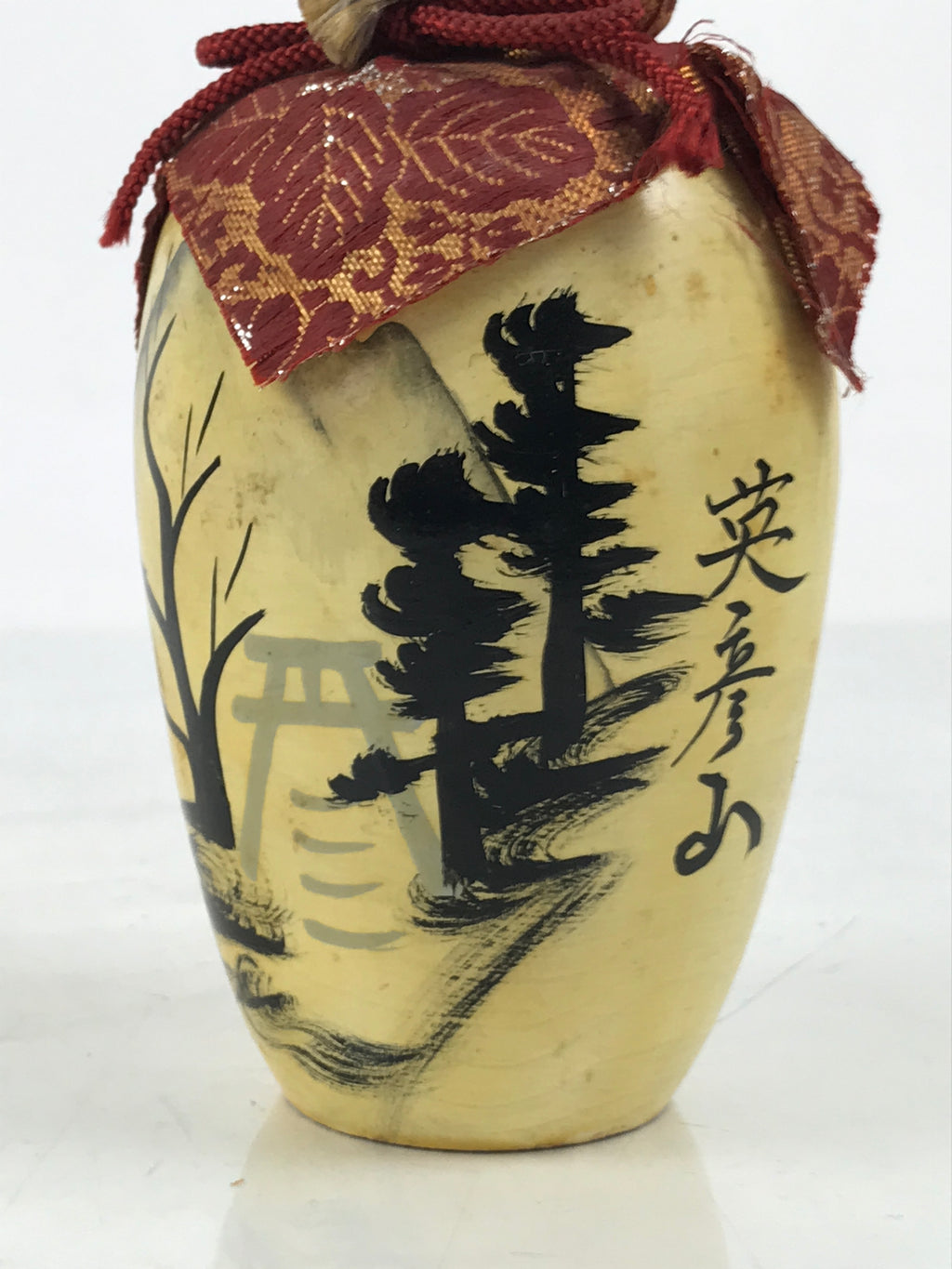 Japanese Wooden Kokeshi Doll Tengu Figurine Traditional Craft Folk Art Toy KF742