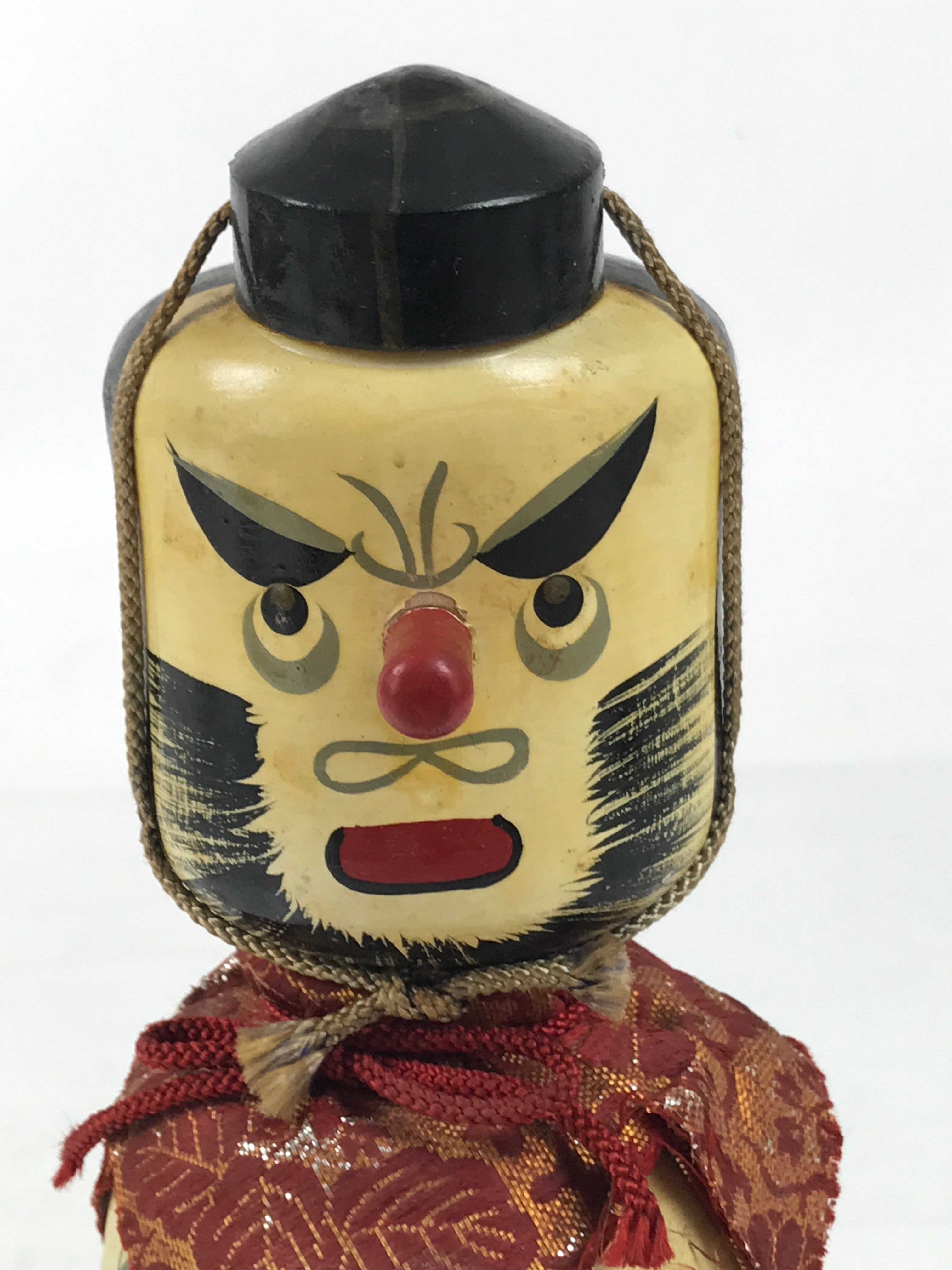 Japanese Wooden Kokeshi Doll Tengu Figurine Traditional Craft Folk Art Toy KF742