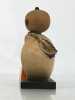 Japanese Wooden Kokeshi Doll Vtg 2 People Mount Koya Matsuo Basho Haiku KF755