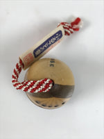 Japanese Wooden Kokeshi Doll Vtg Bamboo Shoot Traffic Safety Amulet Brown KF820