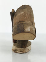 Japanese Wooden Kokeshi Doll Vtg Child Figurine Snow Hat Nikko White Birch KF824