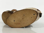 Japanese Wooden Kokeshi Doll Vtg Child Figurine Snow Hat Nikko White Birch KF824