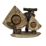 Japanese Wooden Kokeshi Doll Vtg Child Figurine Snow Hat Nikko White Birch KF824