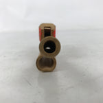 Japanese Wooden Kokeshi Doll Vtg Figurine Bird Whistle Bamboo Hakone Brown KF762