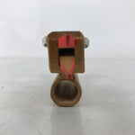 Japanese Wooden Kokeshi Doll Vtg Figurine Bird Whistle Bamboo Hakone Brown KF762